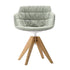 Flow Slim Armchair / Frame Oak VN / Upholstered